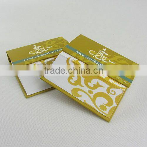 Diagonal memo pad Custom advertising memo notepad