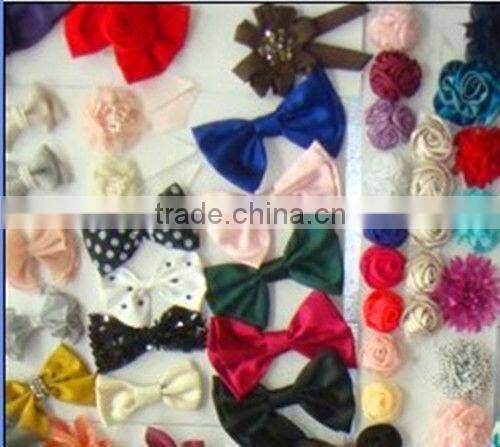 artificial chiffon flower/silk flower/satin flower for decoration