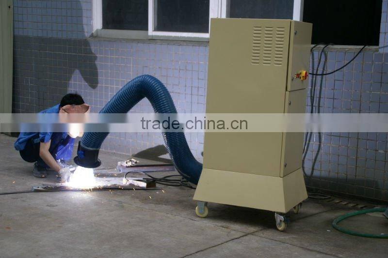 Soldering fume extractor for metal work shop