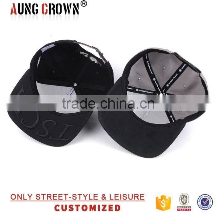 2016 Custom 5 panel cotton snapback hat cap