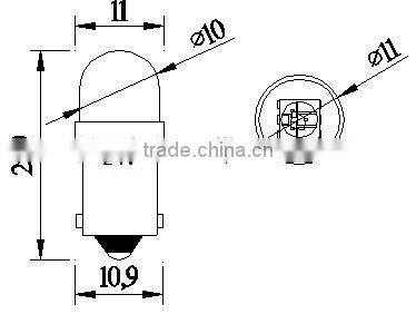 BA9S T10-1HP3 LED Lamp