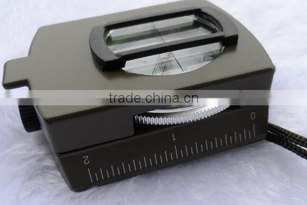 Outdoor Camping Hiking Compass ,Military Prismatic Sighting Compass