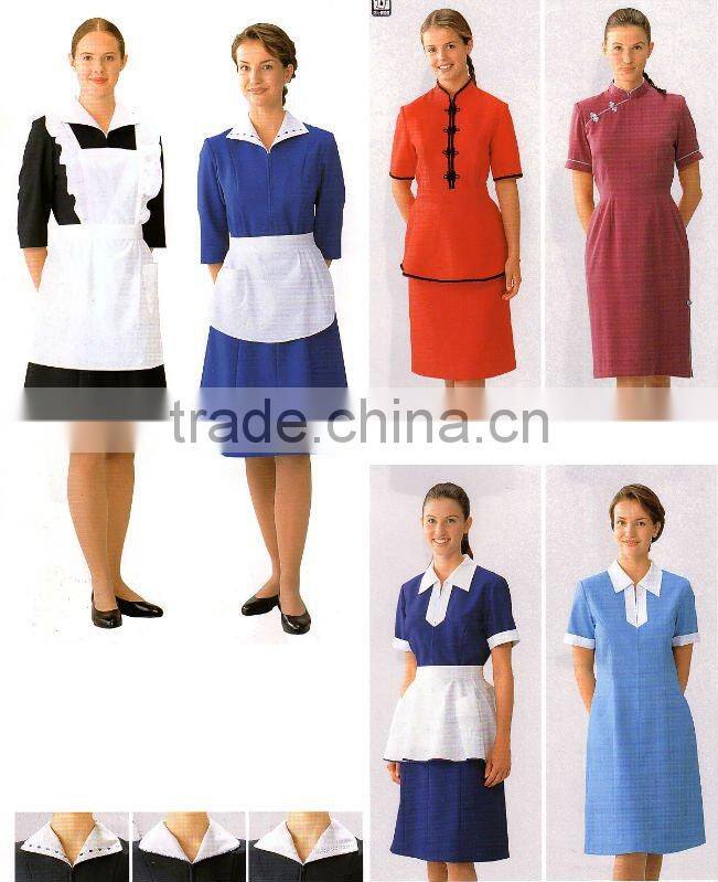 HOT selled various kinds style of hotel guest service staff uniform (OEM)