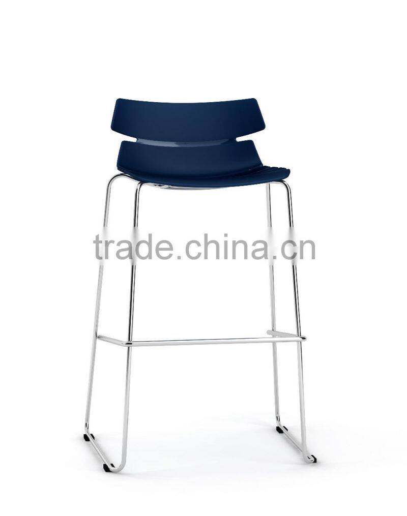China Wholesale steel legs bar stool high chair