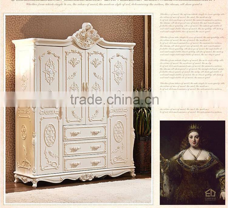2016 European style luxury Wardrobe Closet Italian Closet wooden