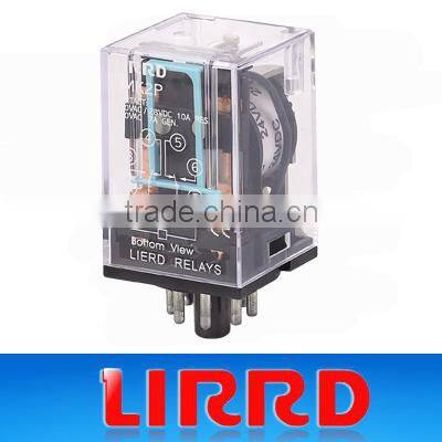 11pins 10A general purpose dc12v/dc24v/ac220v electrical relay LJQX-13F-3Z/HH63P/LY3 with LED