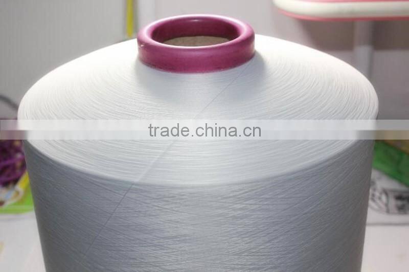 microfiber recycled dyed 150 denier ring spun filament polyester yarn