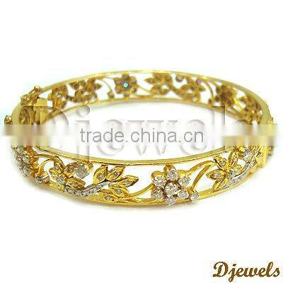 Gold Diamond Bracelets, Ladies Bracelets, Diamond Jewelry
