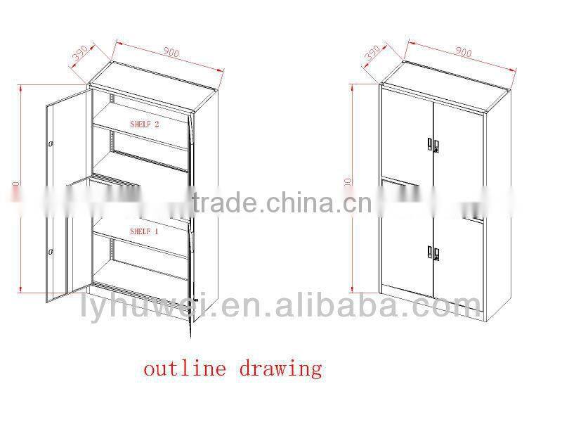 Full iron metal india steel almirah
