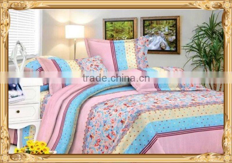 microfiber 100% polyester fabric brushed fabric parinting fabric for bedsheet of china