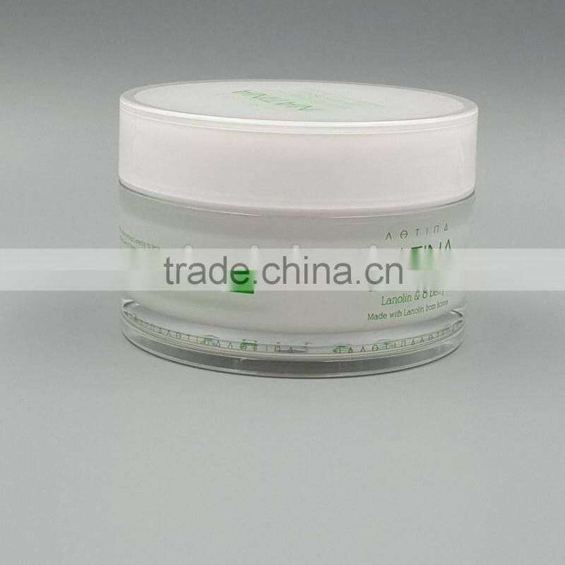 wholesale fancy cosmetic acrylic cream jar,clear decorative plastic cosmetic jar ,custom cosmetic jar with lid