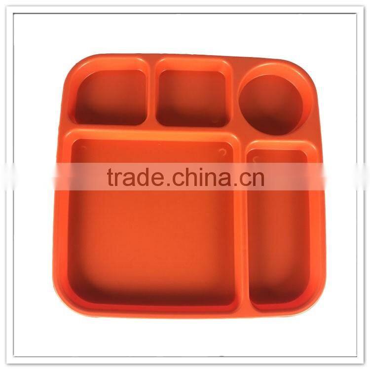 FDA/SGS/EU pass 100% melamine divided lunch tray