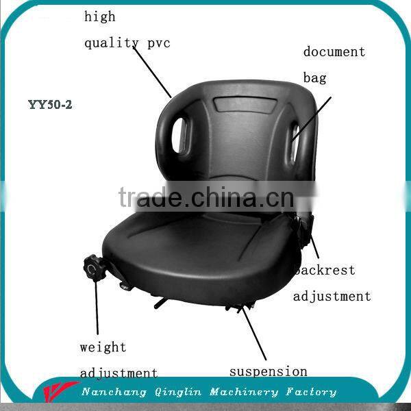 China factory price deluxe forklift spare parts toyota forklift driver seat for forklift YY50-2