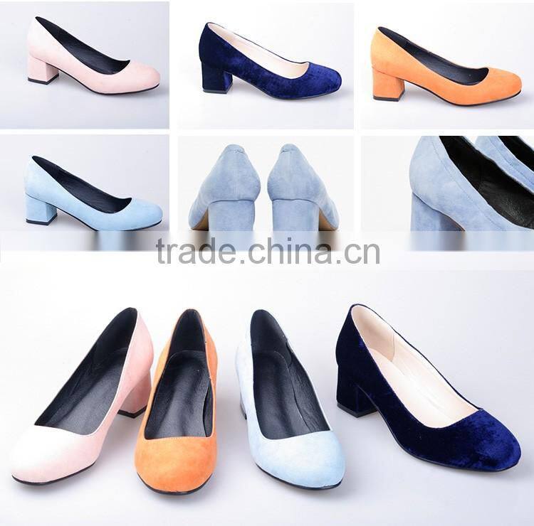Fashion designed pump shoes made in china