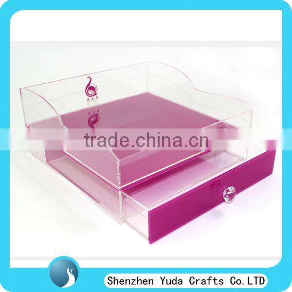 professional cosmetic product holder box ,acrylic drawer for makeup