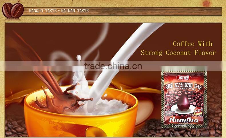 Hot coffee drink 3 in 1coconut milk coffee Powder 340g