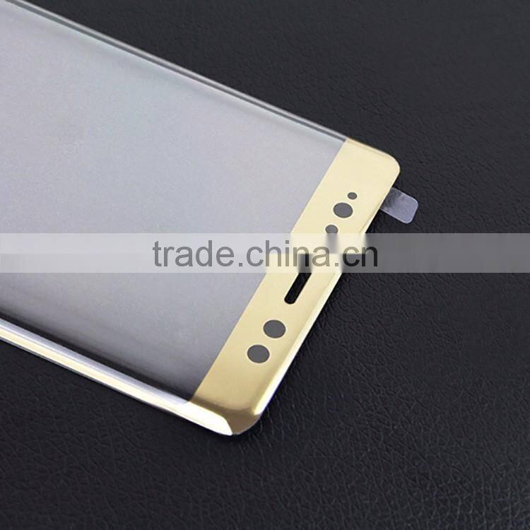 9H0.2MM 3D Curved Full Coverage Tempered Glass Screen Protector For Galaxy Note7 Glass Silk print Glass Curved Glass