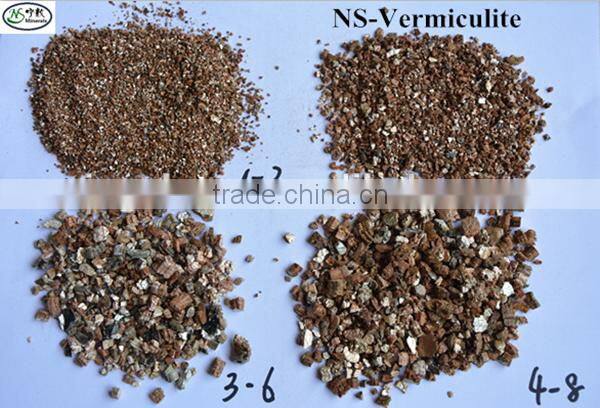 Free Asbestos Crude/Bulk Vermiculite for lightweight Concretes