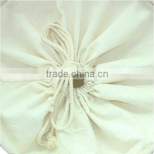 2014 New flax cloth storage bucket,linen fabric waterproof laundary bag with PU leather handle(BBHT007)