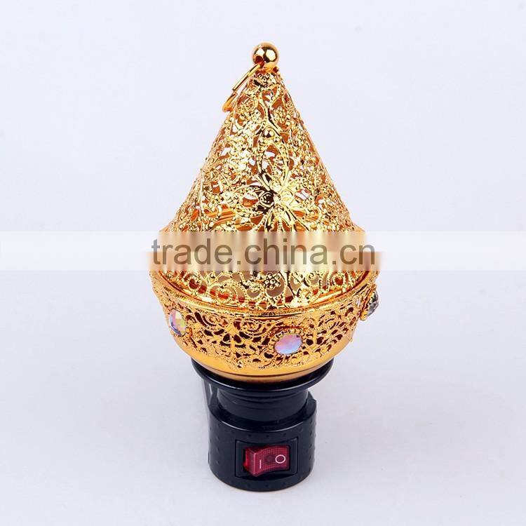 2016 new wholesale B-G or A-G plug silver or gold Electric Incense Burner