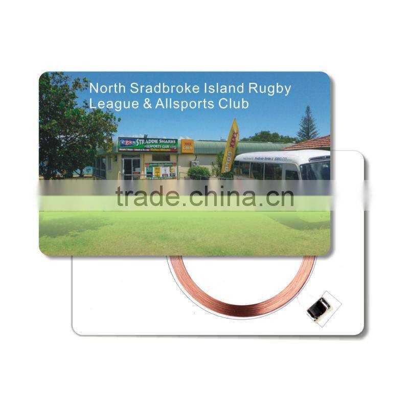Low frequency 125KHz plastic PVC RFID card for time attendance