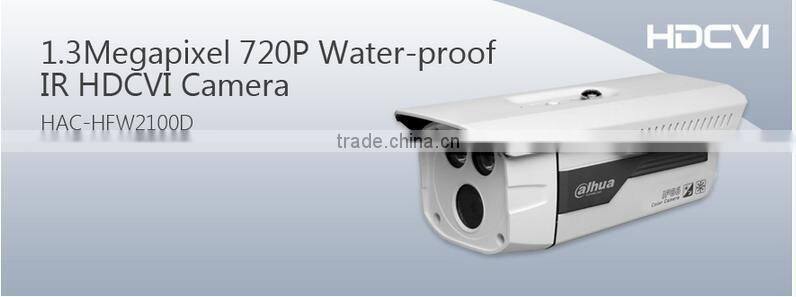 hot sale dahua 1.3Megapixel 720P Water-proof IR HDCVI Camera / hdcvi security camera