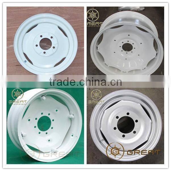 wheel rim steel with tractor tires 12x28