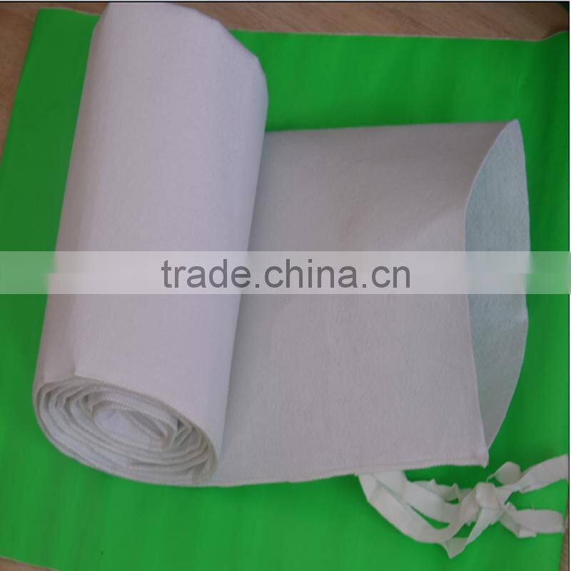 PET nonwoven fabric sand geobags used for river slope