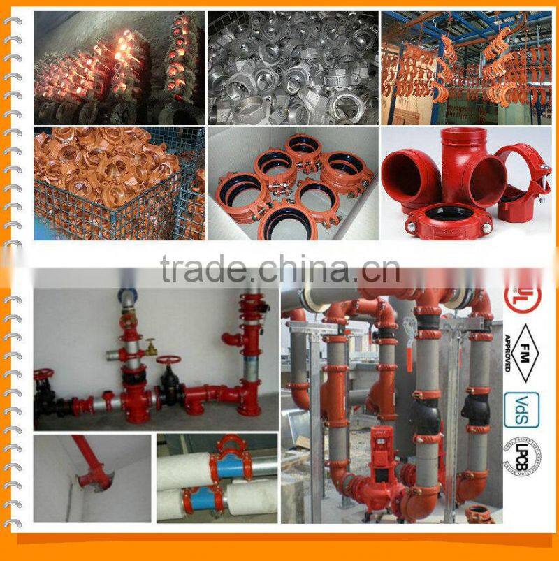 FM Approved Ductile Iron grooved Couplings and Fittings Grooved Concentric Reducer