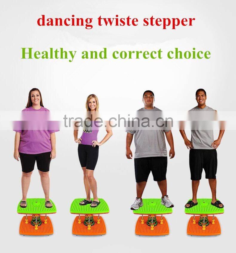 2016 hip twister fitness equipment dancing stepper, twisting machine fitness equipment