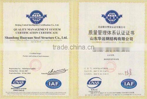 Prefabricated metal Construction steel bracing