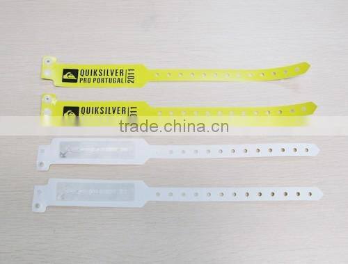 Hot Selling Passive RFID Plain Wristbands for Hospital Management