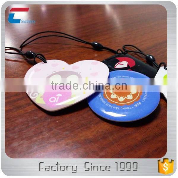 High Quality Printing hf 13.56 Mhz Epoxy RFID NFC key fob tags For Access Control