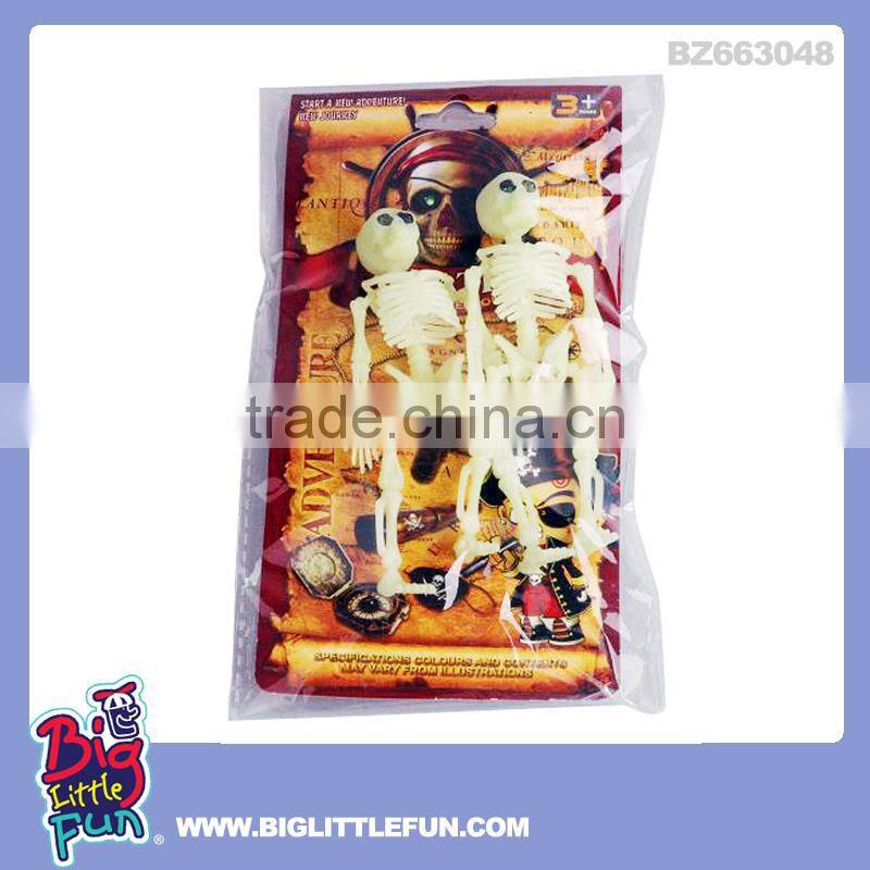 120cm halloween plastic human skeleton toy