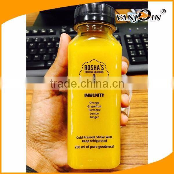 Summer Drinking Ice Juice Transparent Plastic Bottles