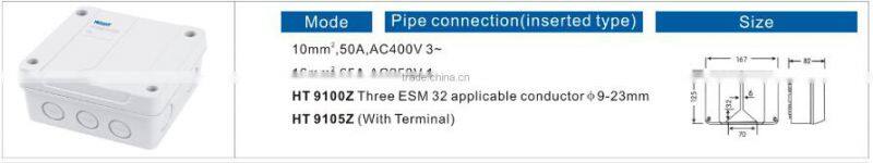 HEIGHT Outdoor IP65 Waterproof Electric ABS Plastic Terminal Junction box Made in China