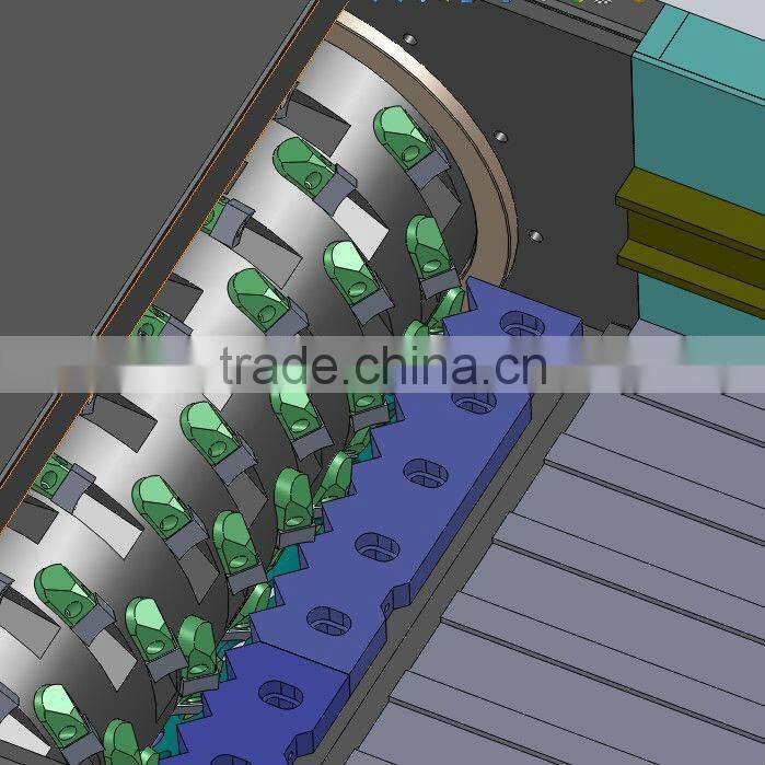 New type single shaft shredder/plastic shredder