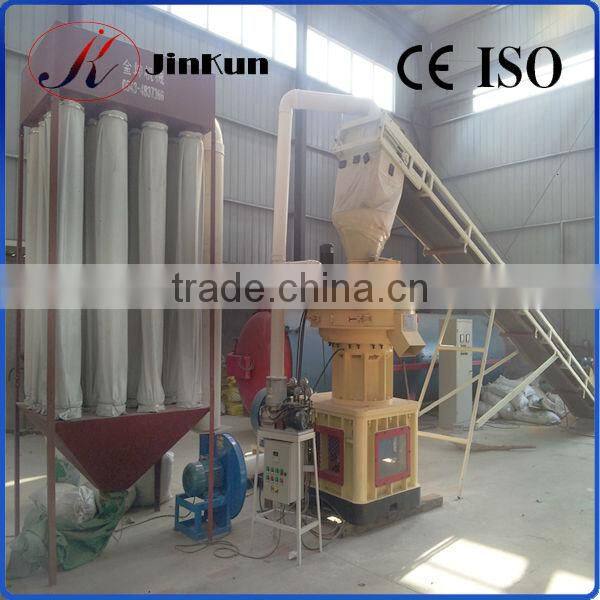 Biomass pellet mill for sunflower seed husk
