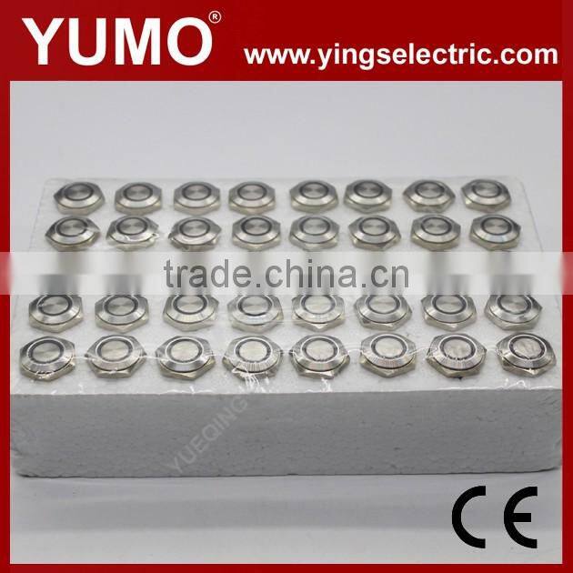 LA16JSF-11E 16mm momentary/alternate Stanless Steel blue 3A/250VAC 5 pin metal button push button switch