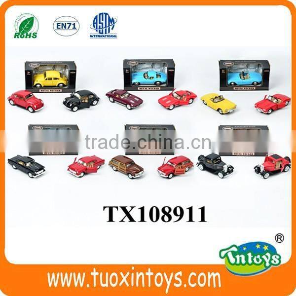 1:87 Fire Fighting Series Diecast Car Metal Pull Back Fire Engine Cars