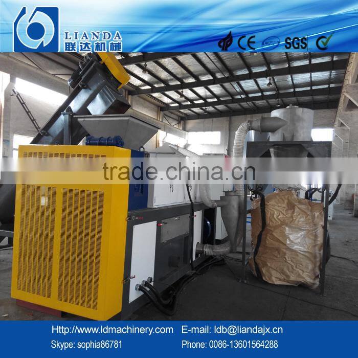 PP woven bags extrusion granulating machine