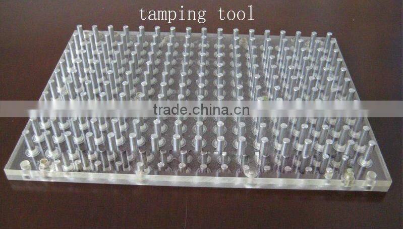 187 holes manual capsule filling machine + tamping tool size 00#