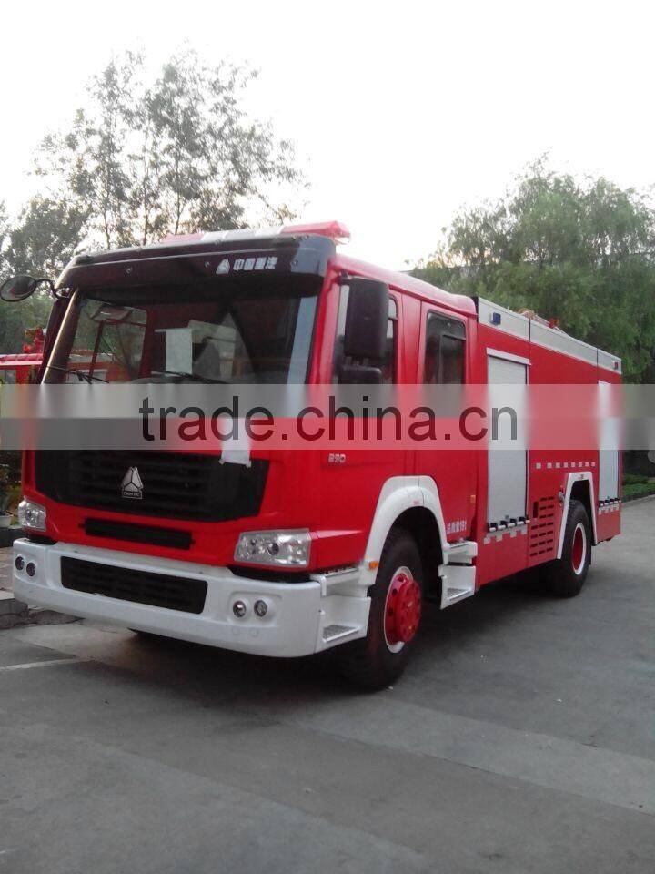 CNHTC HOWO 4X4 water tank howo fire truck China factory
