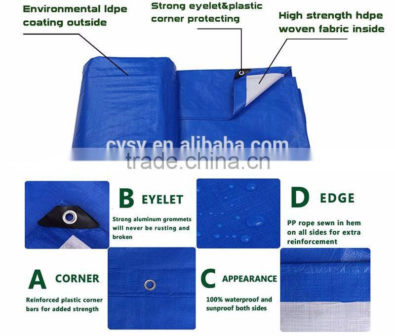 Used tarpaulins for tent