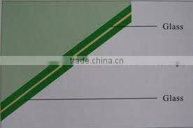 6.38-42.3mm AS/NZS2208:1996 10mm Thick Toughened Laminated Glass