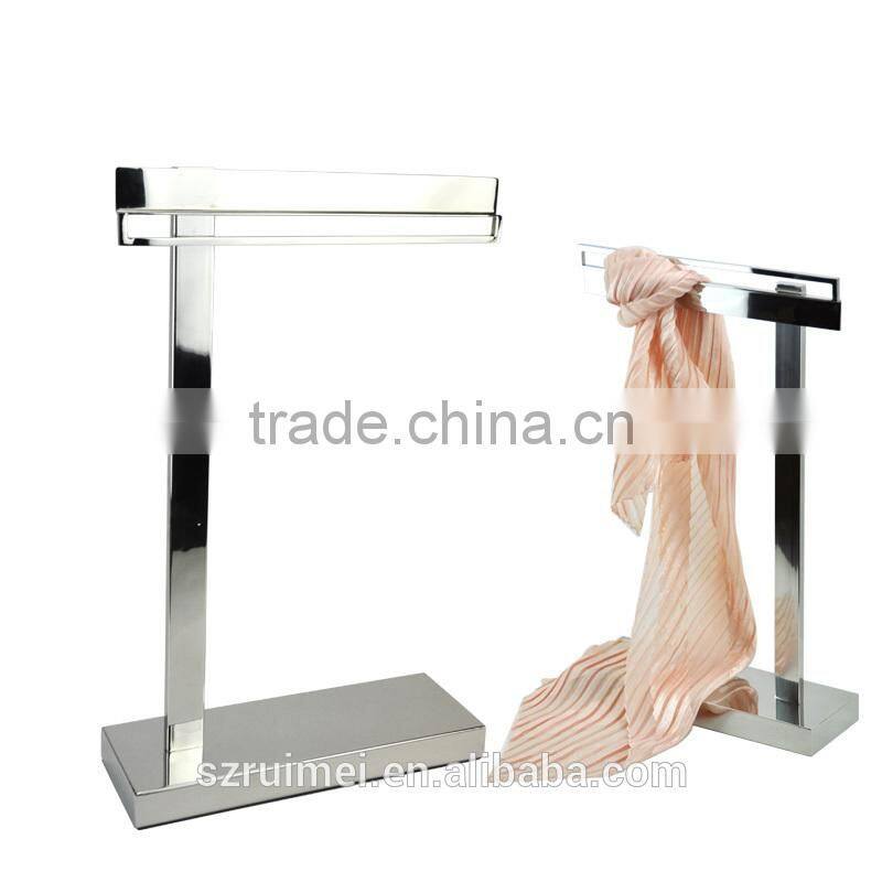 Fashionable popular table top well design tie display stand