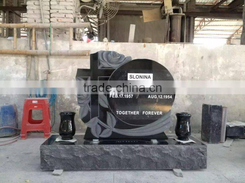popular style of beautiful granite tombstone/gravestone