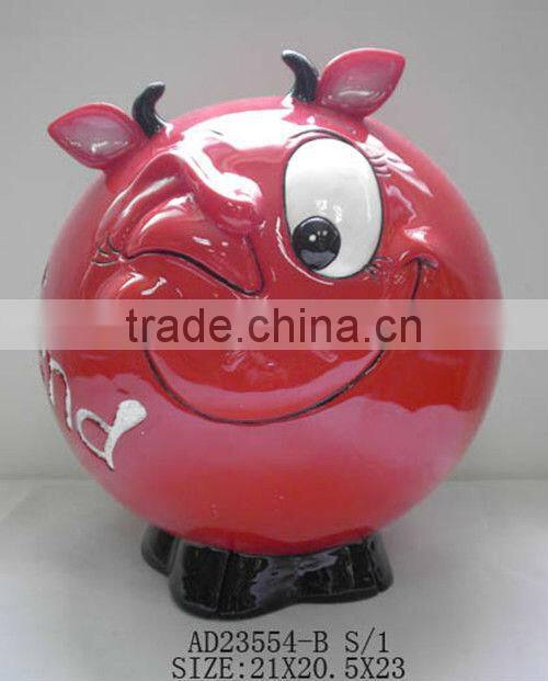 Handmade sheep shape animal figurine color