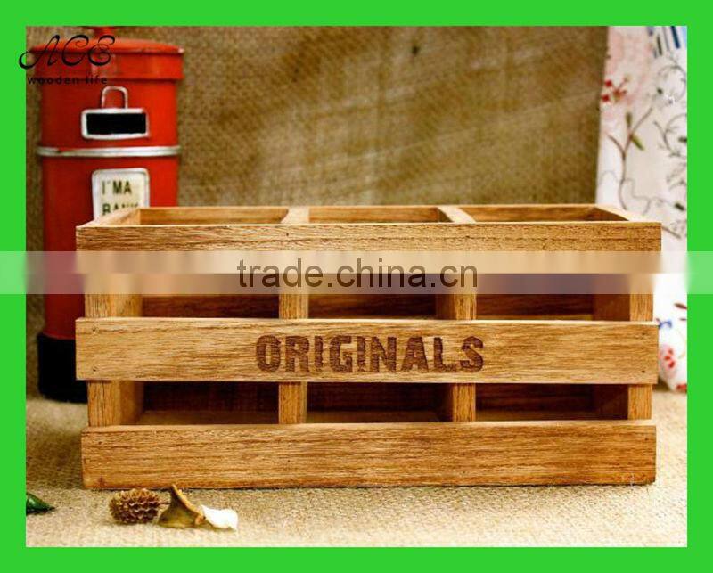 Vintage wooden box Rustic wooden box