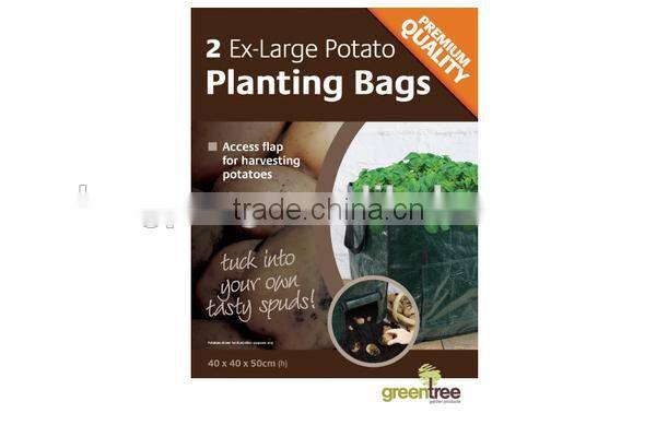 PE Woven Squra Potato Planter Bag,Recycled Potato Growing Bags,Potato Planting Bag,Potato Planter